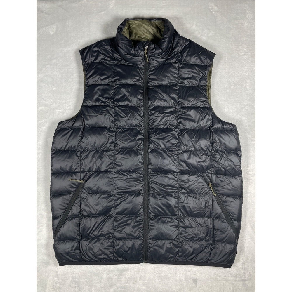 REI Co-op 650 Down Vest 2.0 Men's L Black Packable Puffer Full Zip